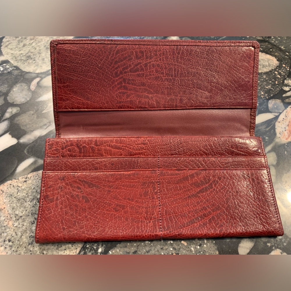 CHERI NOIX vintage leather wallet